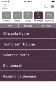 Conexão Hydro android App screenshot 5